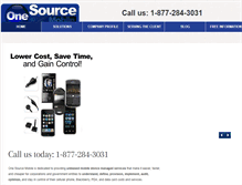 Tablet Screenshot of onesourcemobile.com